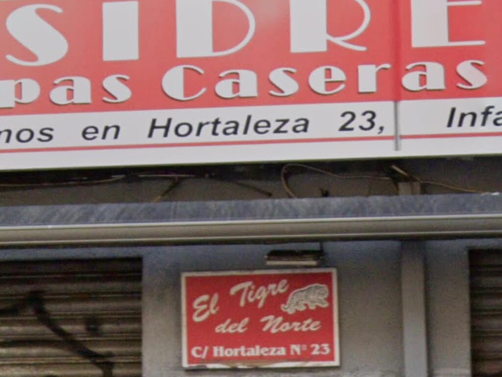 Dos pandilleros disparan a un camarero en una sidrería de Madrid a plena luz del día