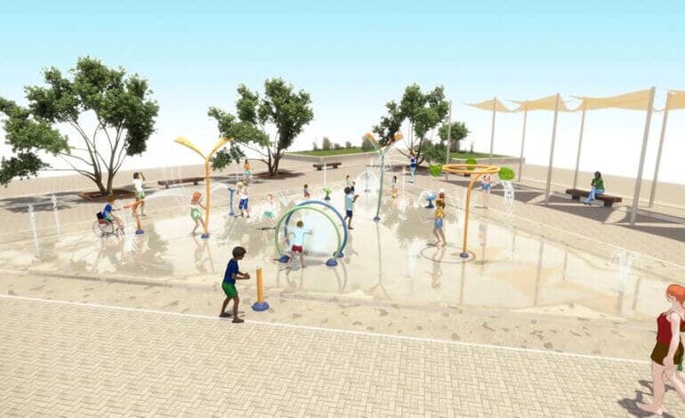 Así será el nuevo parque infantil de Coslada con juegos de agua 