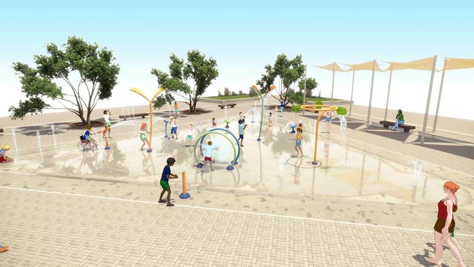 Así será el nuevo parque infantil de Coslada con juegos de agua 