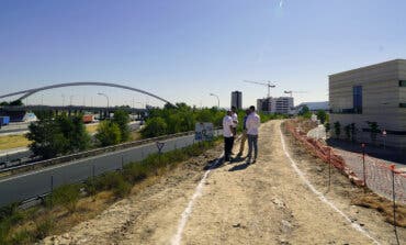 Avanzan las obras de la quinta fase del Anillo Ciclista de Torrejón de Ardoz