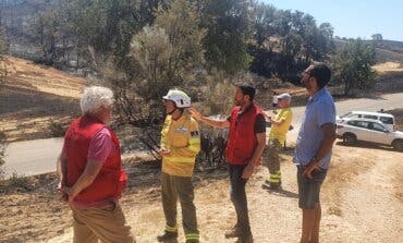 Pasa a nivel 1 el incendio de Humanes (Guadalajara), posiblemente provocado por una cosechadora
