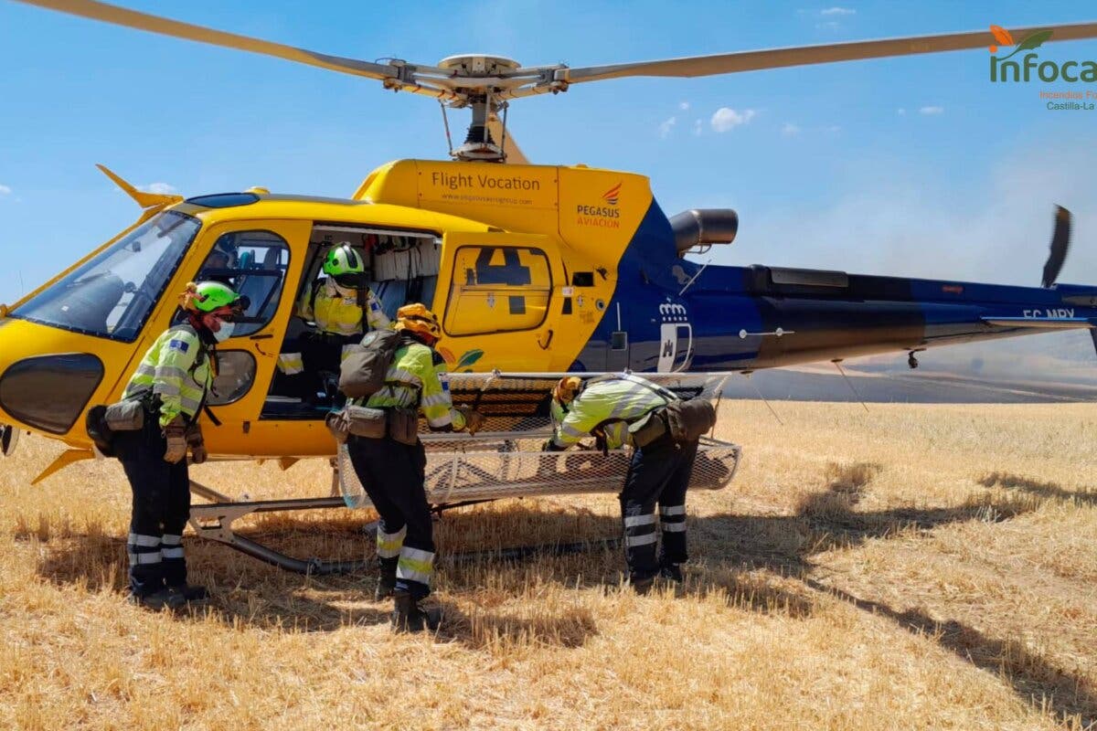 Extinguido el incendio de Humanes (Guadalajara) que ha calcinado 1.600 hectáreas