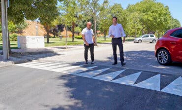 Torrejón de Ardoz sustituye las bandas reductoras de velocidad por resaltos de asfalto, que tienen un impacto menor sobre los vehículos