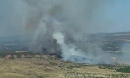 Preocupación por un incendio en Guadalajara que se aproxima a la Comunidad de Madrid