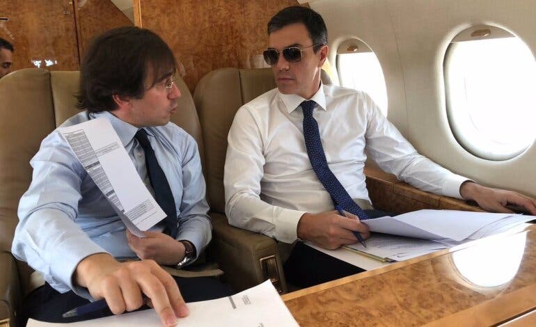 Sánchez vuela en helicóptero de Moncloa a Torrejón tras pedir a los españoles que ahorren energía 