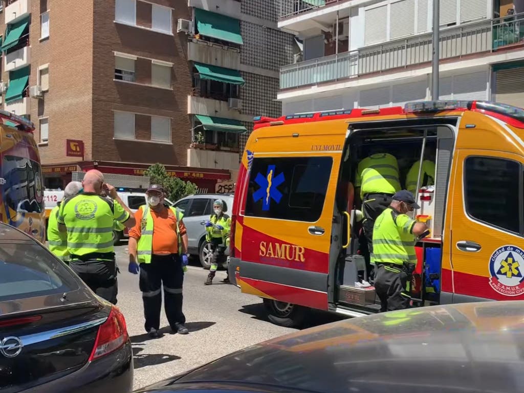 Otro barrendero grave y otra mujer muerta por un golpe de calor en Madrid 