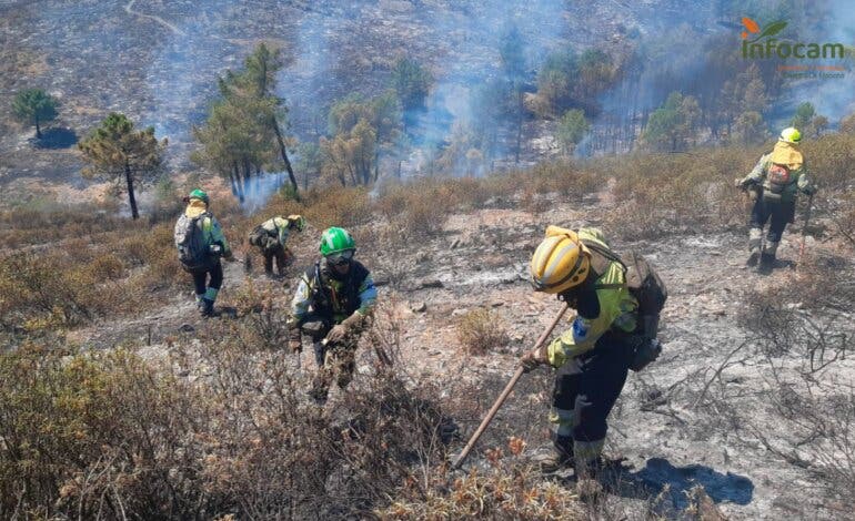Estabilizado el incendio de Guadalajara que ha arrasado unas 3.000 hectáreas de monte 