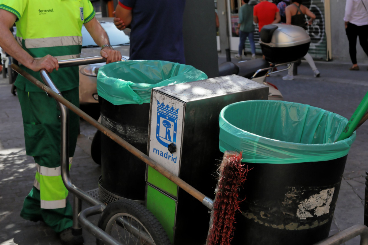 Los barrenderos de Madrid no trabajarán cuando haga calor extremo