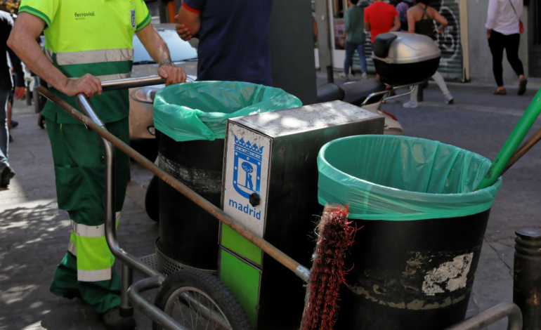 Los barrenderos de Madrid no trabajarán cuando haga calor extremo