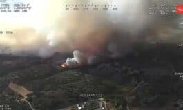 Estabilizado un incendio forestal en Aranjuez que ha obligado a desalojar casas y naves cercanas 