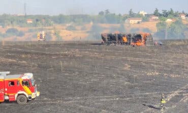 Un incendio de pastos obligó a desalojar un tanatorio en Alcobendas 