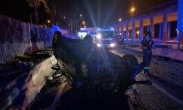 Herido grave un joven de 33 años al volcar con su coche en la M-30