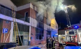Dos muertos en el incendio de una nave industrial okupada en Torrejón Ardoz