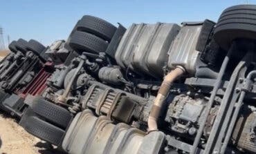 Muere un camionero tras salirse de la carretera M-404
