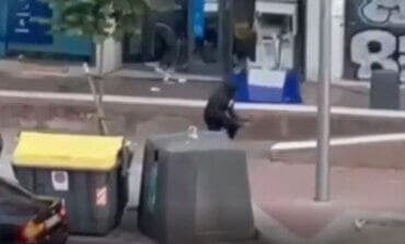 Revientan un cajero automático en Madrid y los vecinos se lanzan a por los billetes