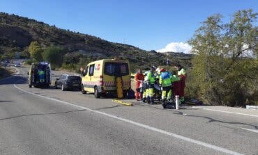 Dos heridos graves en un accidente de moto en Villar del Olmo