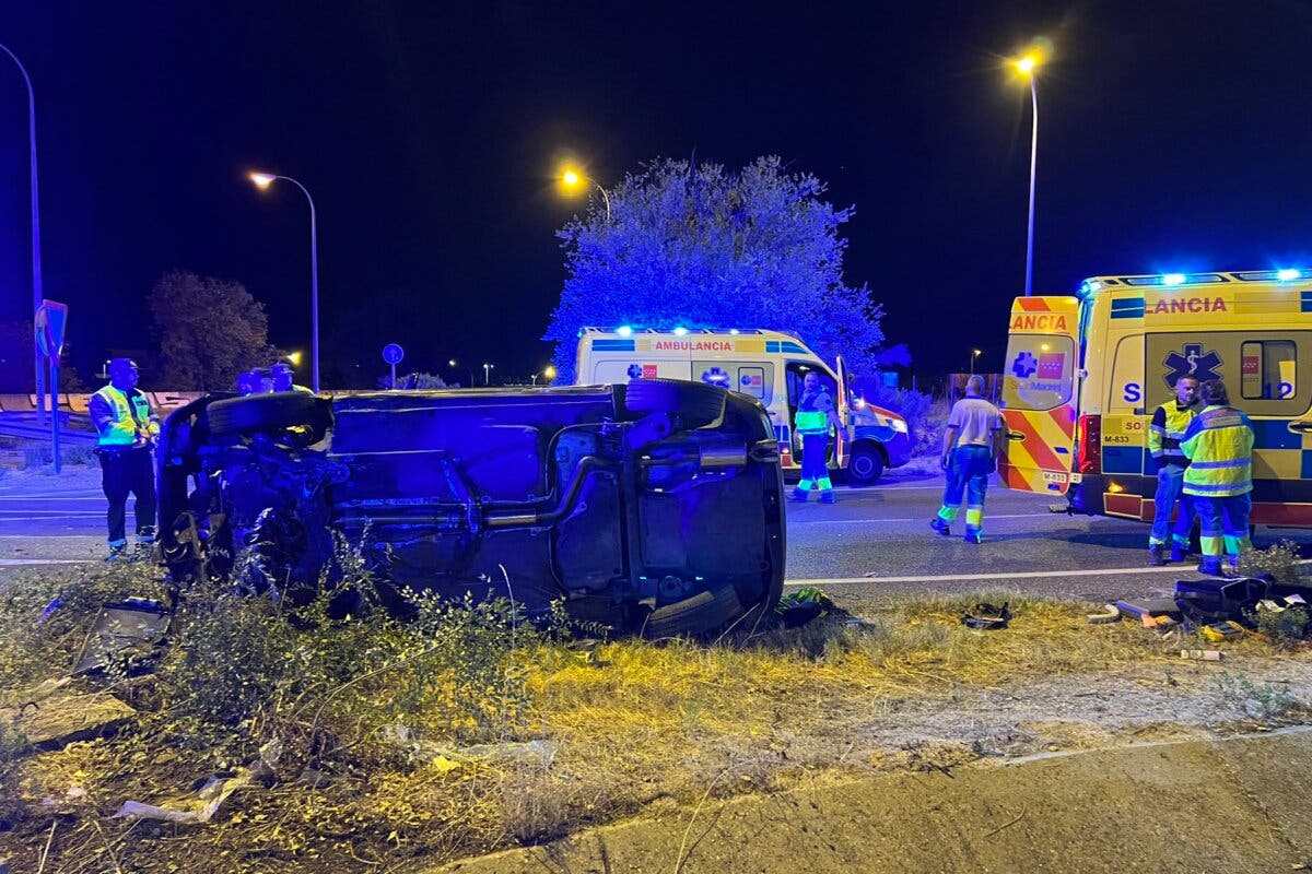 Muere un joven de 22 años en un accidente en la M-506, en Fuenlabrada