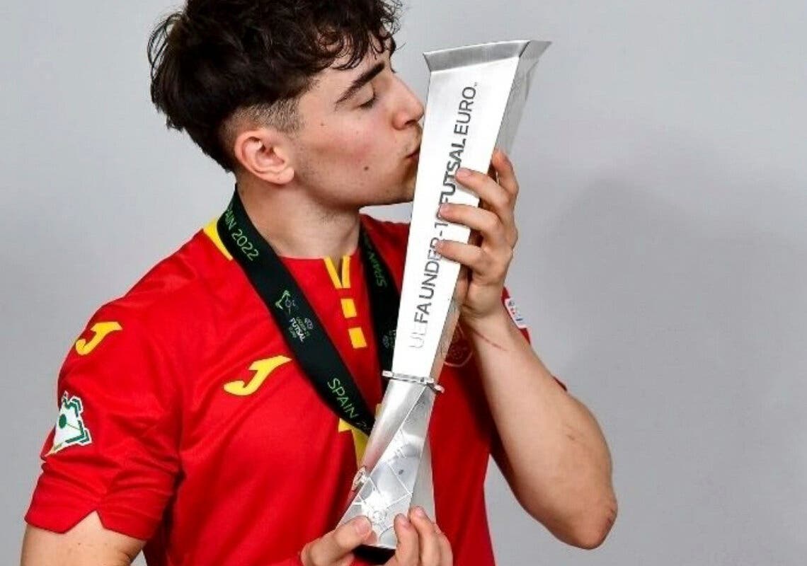 El torrejonero, Jorge Carrasco, campeón de Europa sub-19 con la selección española de fútbol sala