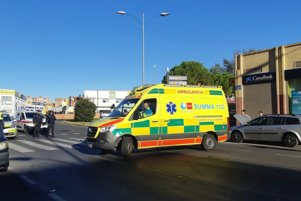 Herida grave una mujer tras ser atropellada cuando cruzaba un paso de peatones en Fuenlabrada
