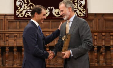 Rafa Nadal en Alcalá de Henares: «La intención es seguir llevando el nombre de España por el mundo y seguir compitiendo»