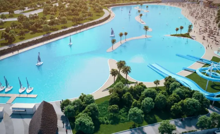 Alovera Beach, que abrirá en 2023, tendrá un consumo mínimo de agua, según sus promotores
