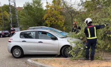 El viento provoca decenas de intervenciones de los Bomberos en la Comunidad de Madrid