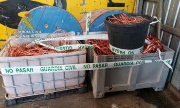 San Fernando de Henares: Cae una banda que robó más de 15 toneladas de cable de cobre  
