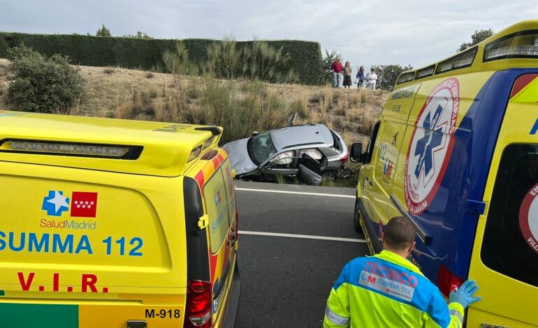 Ocho heridos, tres de ellos graves, en dos accidentes en la A-4 y la M-600