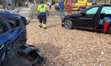 Un herido grave en un accidente múltiple en las instalaciones de una gasolinera en la A-1
