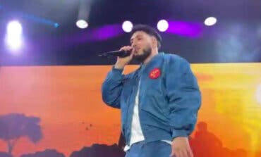 Miles de jóvenes disfrutaron anoche del concierto de Omar Montes en Torrejón de Ardoz