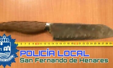 Detenido en San Fernando de Henares por amenazas con arma blanca en un bar