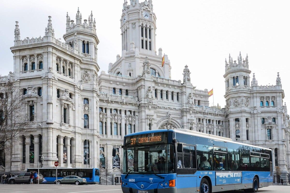 Este lunes será gratuito viajar en los autobuses de la EMT de Madrid