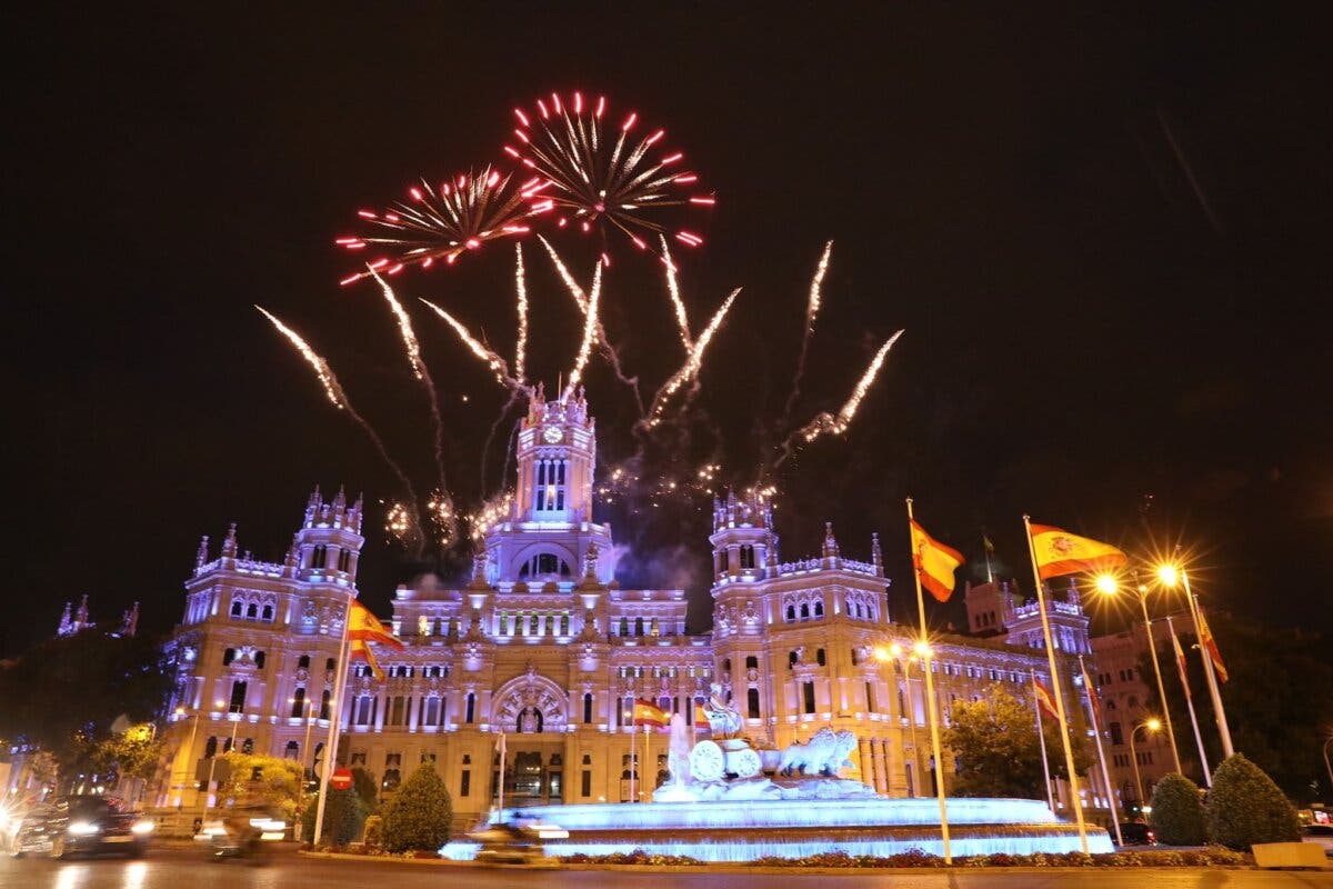 Madrid despedirá la Fiesta Nacional con un gran espectáculo piromusical en Cibeles