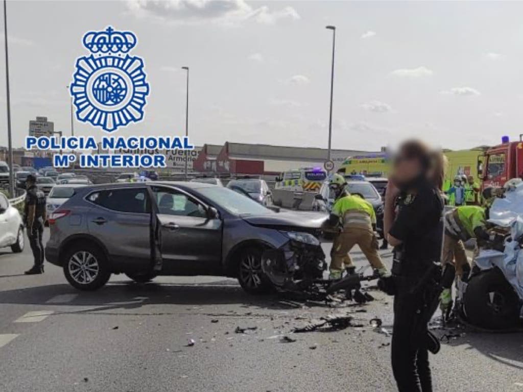 Detenido en Madrid con 230 kilos de hachís en un coche robado tras una persecución de película 