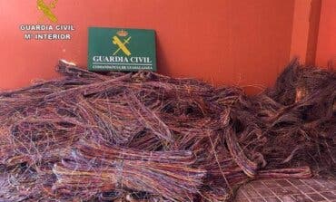 Cuatro detenidos por nueve delitos de robo de cable de cobre en Guadalajara