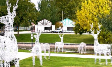 Un centenar de ciervos luminosos llegan al Parque Mágicas Navidades de Torrejón