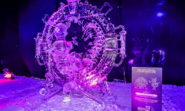 Esta es la escultura ganadora del Ice Festival de las Mágicas Navidades de Torrejón