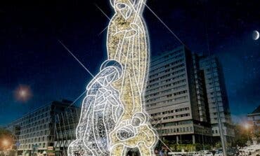 Madrid enciende este jueves las luces de Navidad con un belén gigante en Colón 