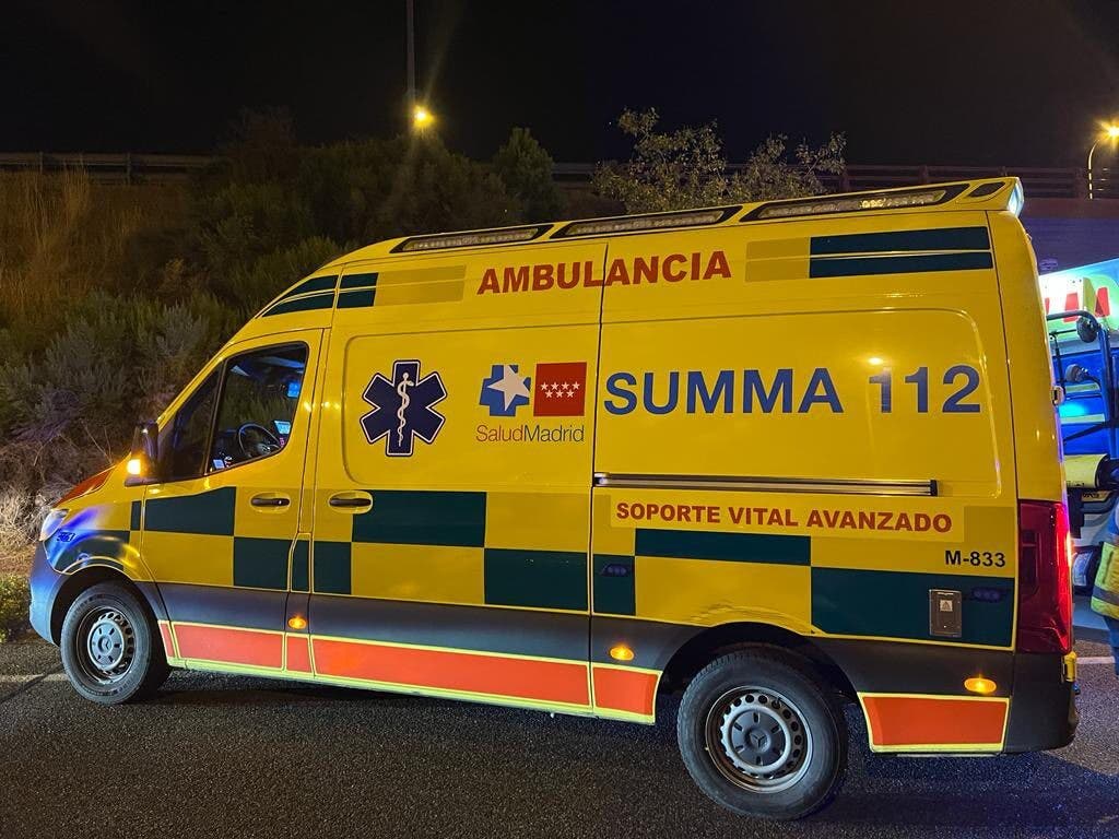 Muy grave un motorista de 36 años tras sufrir un accidente de tráfico en Torrejón de la Calzada