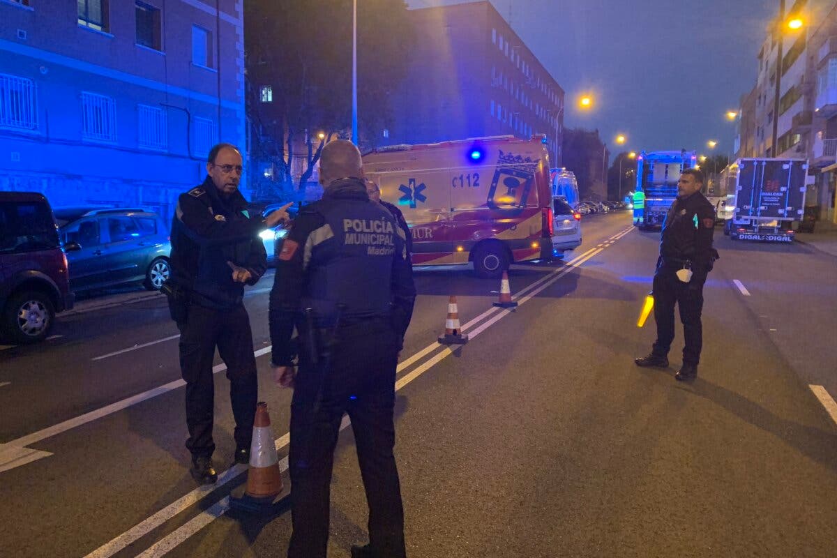 Graves una mujer atropellada y un ciclista arrollado en dos accidentes distintos en Madrid 