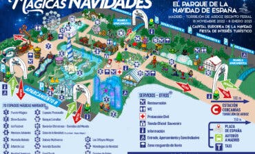 El mapa para no perderse nada en el parque Mágicas Navidades de Torrejón de Ardoz 