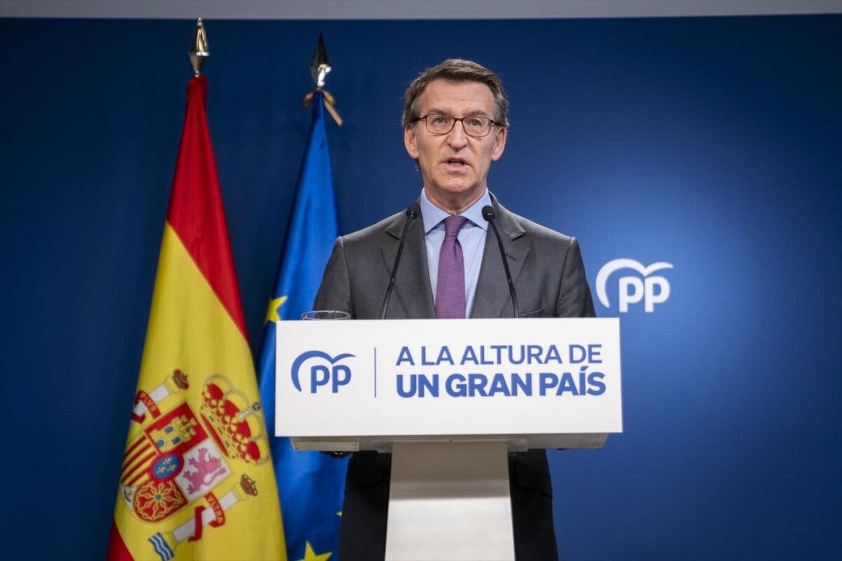Feijóo anuncia que si gobierna revertirá la reforma del delito de sedición de Sánchez
