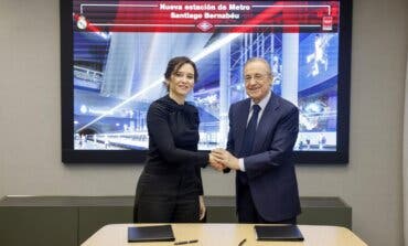 Ayuso anuncia que las obras de modernización de la estación de Metro de Santiago Bernabéu arrancarán a finales de 2023