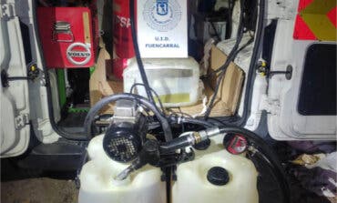 Detenido en Madrid con más de 200 litros de gasolina robada para venderla 
