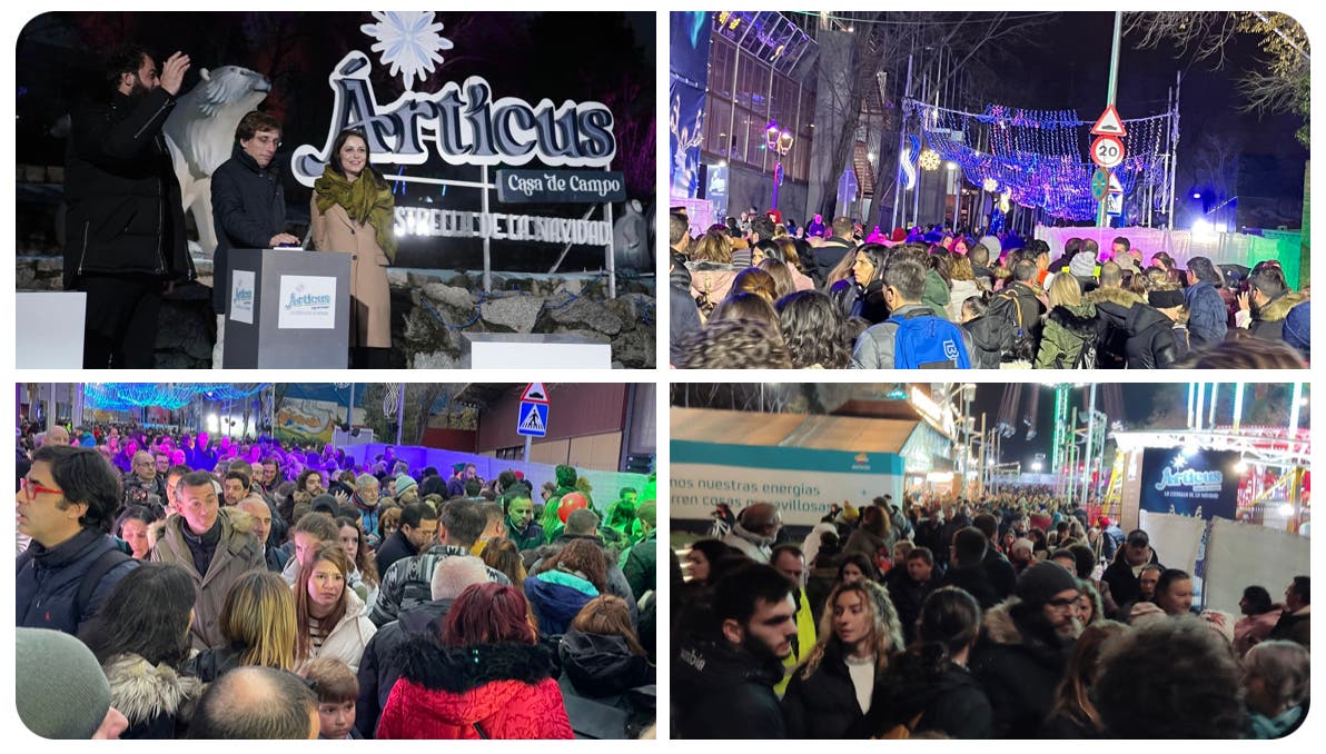 Árticus, el parque navideño de Madrid, arranca entre críticas por «caos» y mala organización