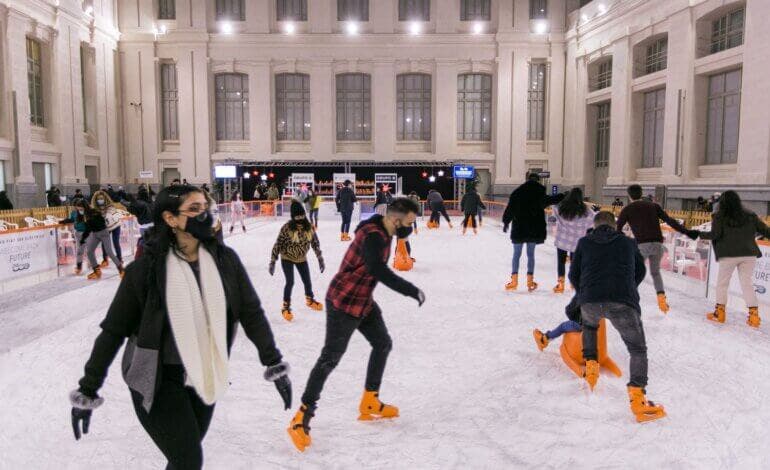 Las pistas de hielo regresan a su cita con la Navidad en Madrid