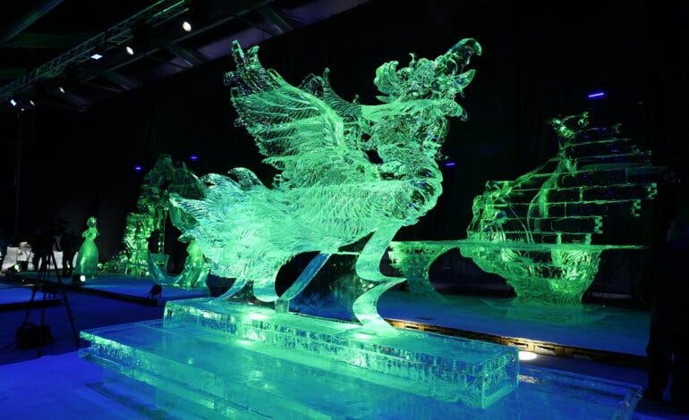 La mayor exposición de esculturas de hielo de Europa está en Torrejón: así es Ice Festival