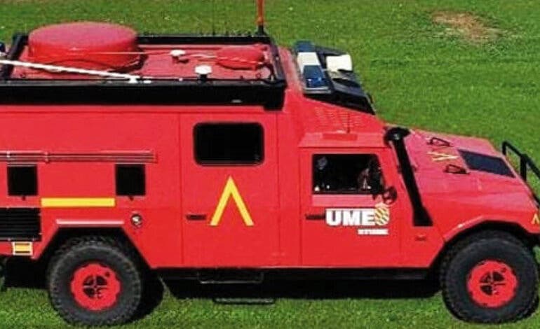 Alcalá de Henares acoge una gran exhibición de vehículos de la UME