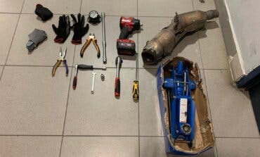 Detenidos en Coslada por el robo de catalizadores de vehículos 