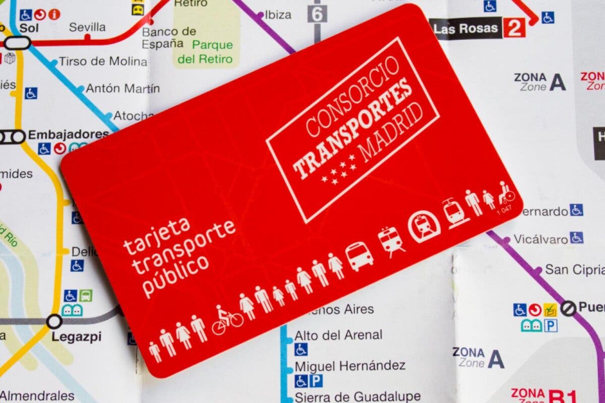 La Comunidad de Madrid amplía el plazo para solicitar la devolución del 50% del abono transporte anual